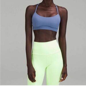Lululemon Flow Y Nulu Bra in Water Drop
